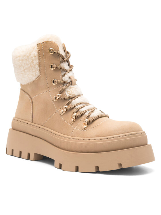 DeeZee Trzewiki QUEENIE SWS6151-03 Beżowy