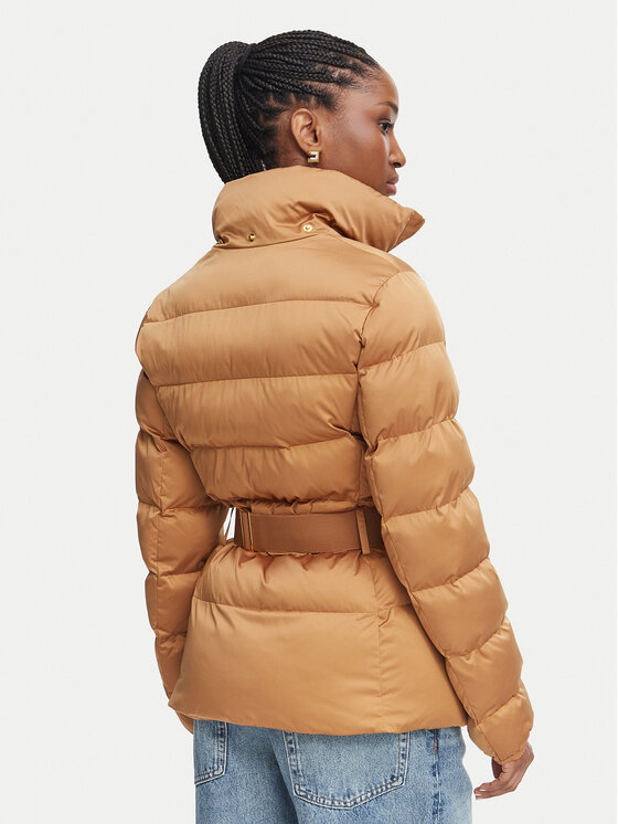 Elisabetta Franchi Elisabetta Franchi Kurtka zimowa PI-92D-66E2 Brązowy jasny Slim Fit