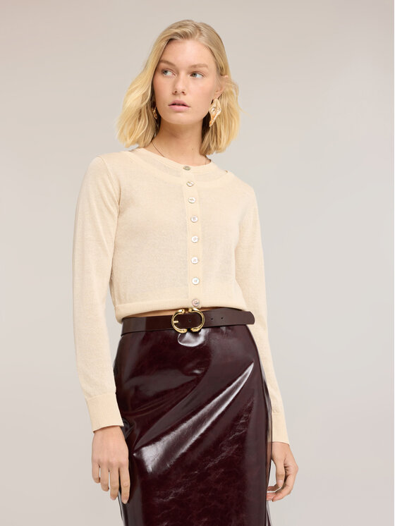 Motivi Motivi Maglione M301W004016N002 Crema Regular Fit