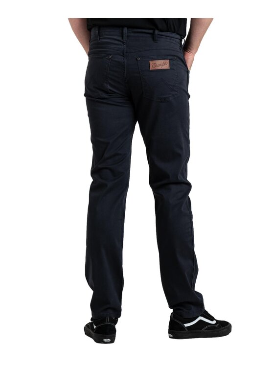 Wrangler Wrangler Spodnie materiałowe Greensboro Granatowy Regular Fit