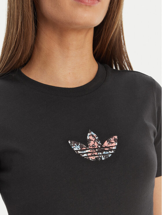 adidas adidas Тишърт GN3043 Черен Standard Fit