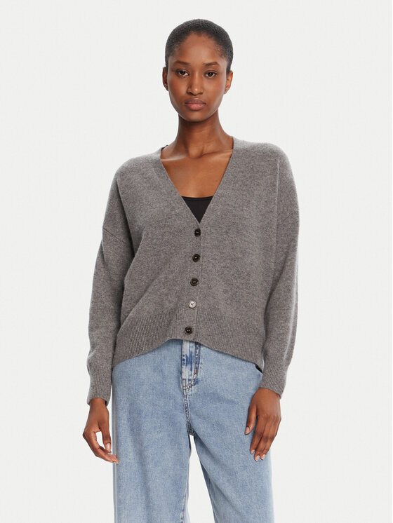 Marella Marella Pletena jopica Chicco 2523346044 Siva Loose Fit