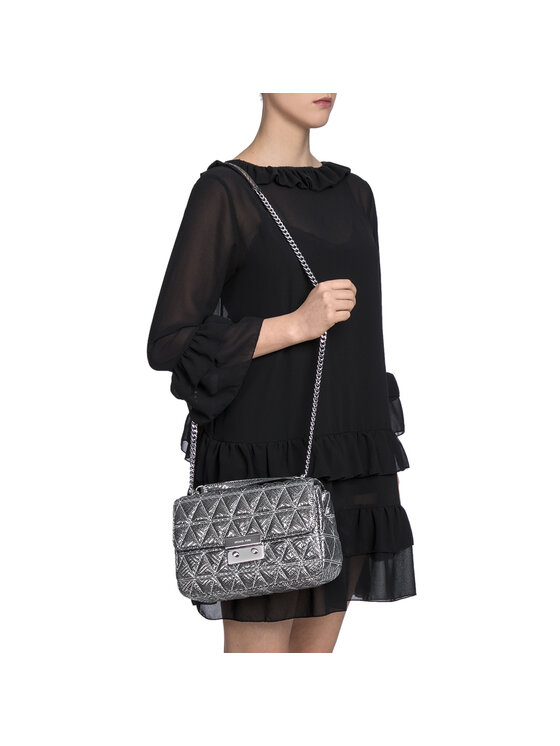 MICHAEL Michael Kors MICHAEL Michael Kors Τσάντα Sloan 30H7MSLL9M Ασημί