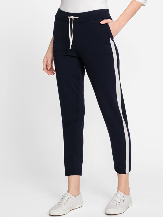 Olsen Pantaloni din material 14002073 Bleumarin Regular Fit