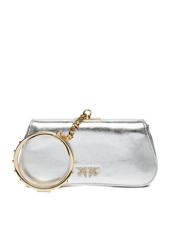 PINKO Pinko Soma Marpesia Clutch Sudraba
