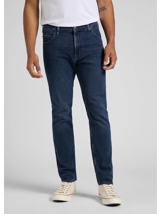 Lee Lee Jeansy RIDER Niebieski Slim Fit