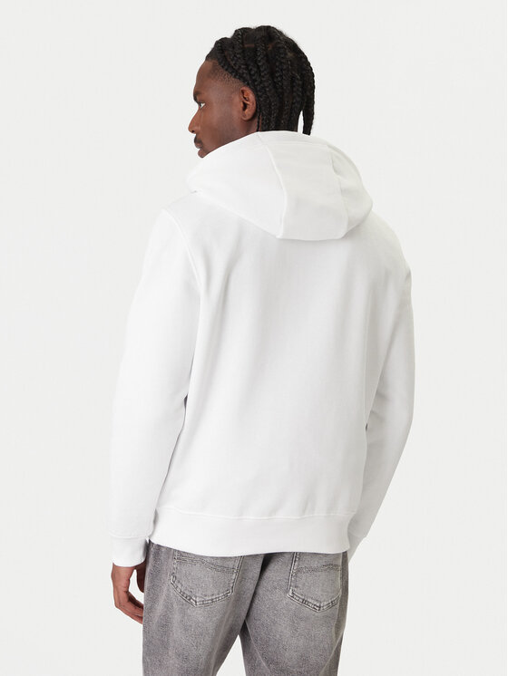 Tommy Hilfiger Tommy Hilfiger Світшот Embro Flag MW0MW42735 Білий Regular Fit