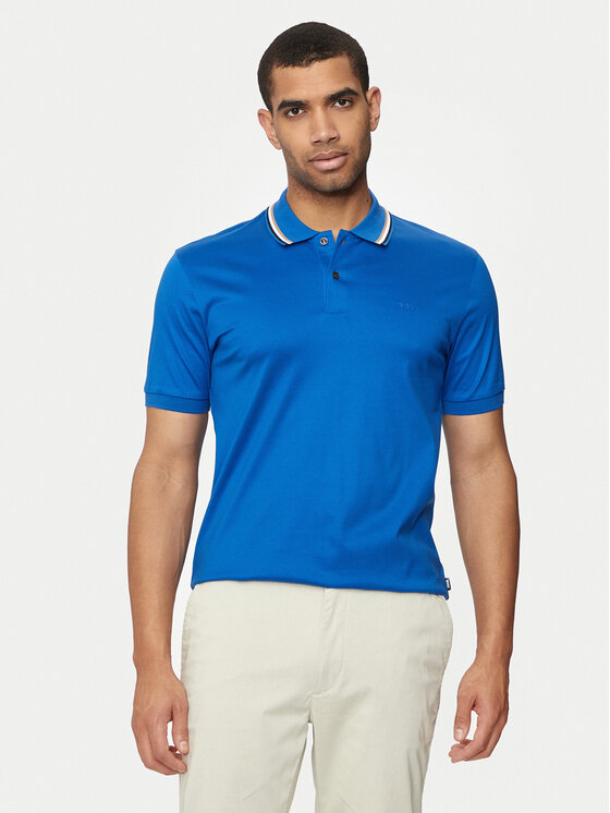 Boss Polo Penrose 38 50469360 Plava Slim Fit