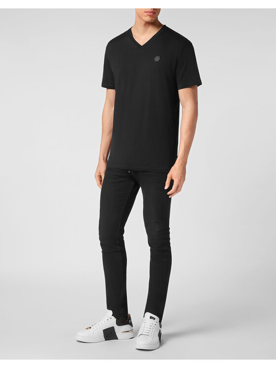 PHILIPP PLEIN PHILIPP PLEIN T-Shirt 1781 Czarny Regular Fit