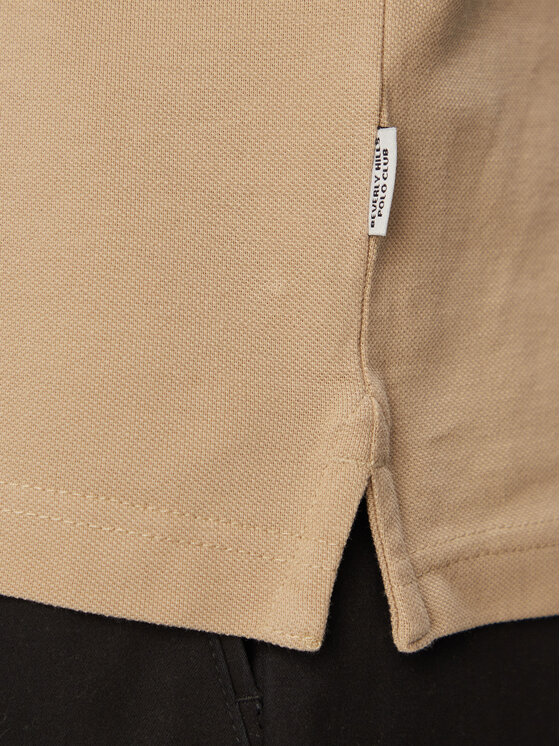Beverly Hills Polo Club Beverly Hills Polo Club Поло P-SS26M-P42560 Бежевий Regular Fit