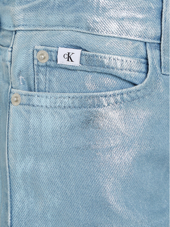 Calvin Klein Jeans Calvin Klein Jeans Hlače IG0IG02383 Plava Wide Leg
