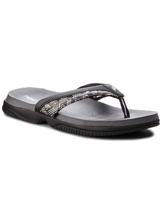 new balance black flip flops