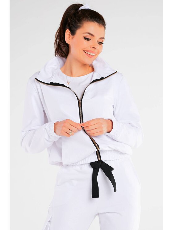 Infinite You Infinite You Bluza M246 Biały Basic Fit
