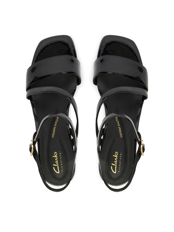 Clarks Clarks Sandały Serina35 Strap 26186117 Czarny
