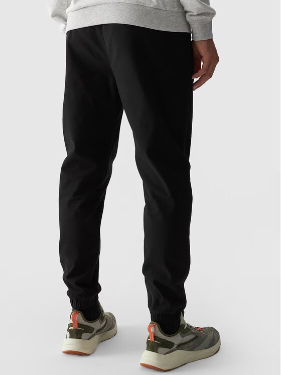 4F 4F Pantaloni di tessuto 4FWMM00TTROM0944-20S Nero Regular Fit