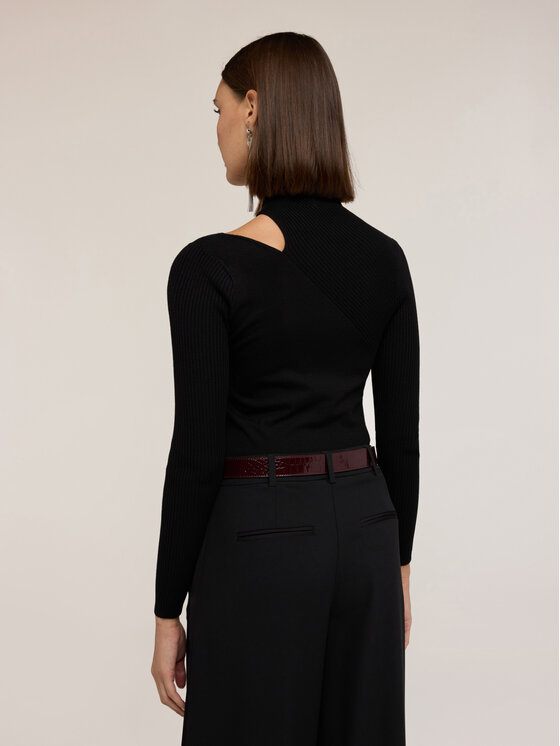 Motivi Motivi Sweter M510W003635N033 Czarny Regular Fit