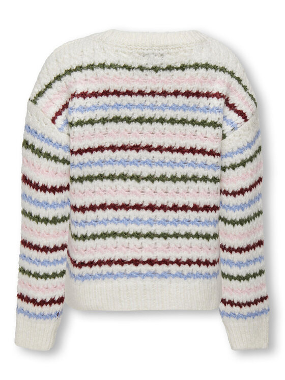 Kids ONLY Kids ONLY Sweter 15276106 Écru Regular Fit