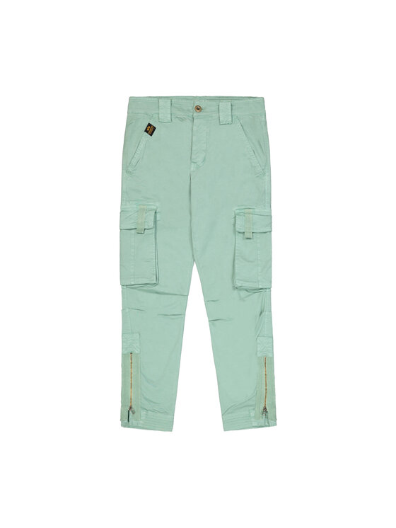 Alpha Industries Alpha Industries Spodnie cargo Task Force Pant Zielony Tapered Fit