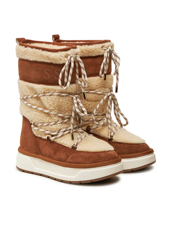 Guess Guess Снігоходи Undela2 FLFUN2 FUR11 Бежевий