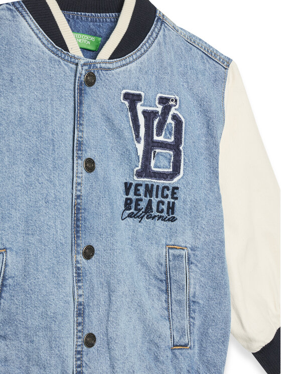 United Colors Of Benetton United Colors Of Benetton Geacă bomber 2R76CN069 Albastru Regular Fit