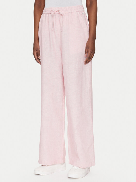 Tommy Jeans Tommy Jeans Stoffhose DW0DW20352 Rosa Regular Fit
