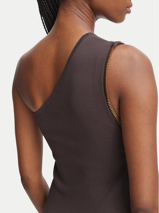 Elisabetta Franchi Elisabetta Franchi Вечірня сукня AM-07B-66E2-V700 Темно-коричневий Slim Fit