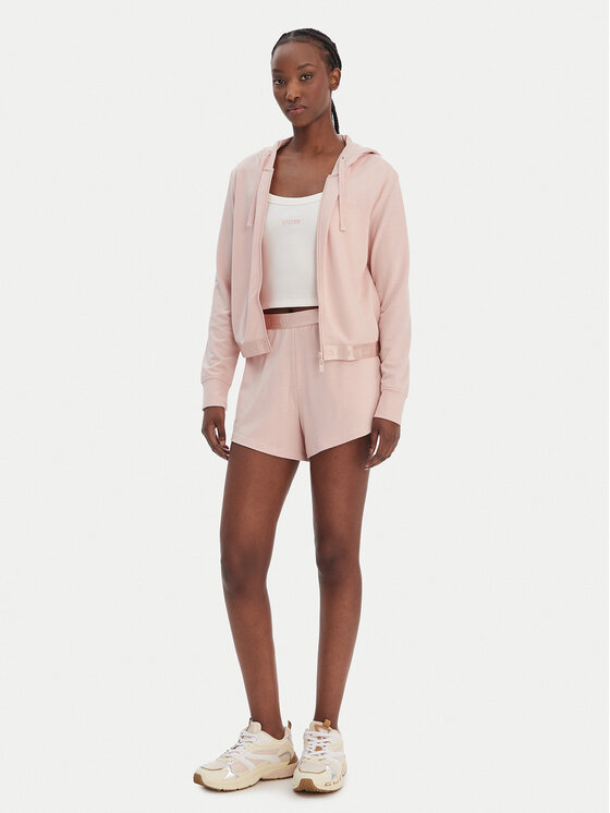 Guess Guess Sportovní kraťasy O6GD02 KCQP2 Růžová Relaxed Fit