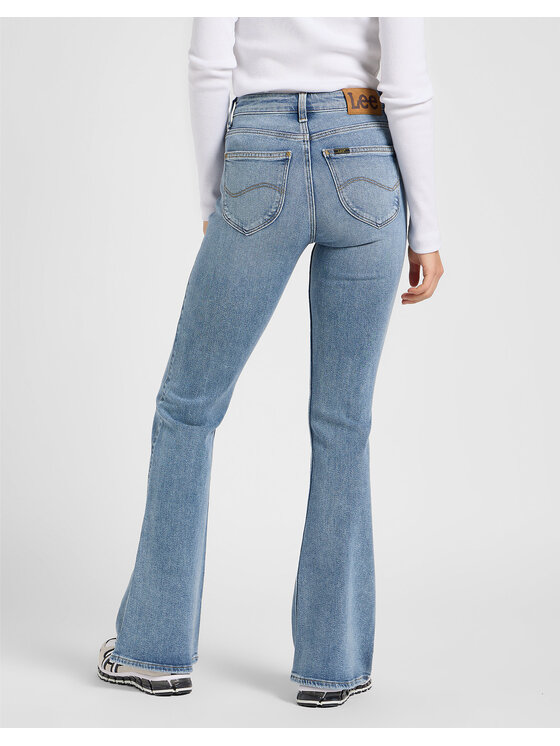 Lee Lee Jeansy BREESE Niebieski Slim Fit