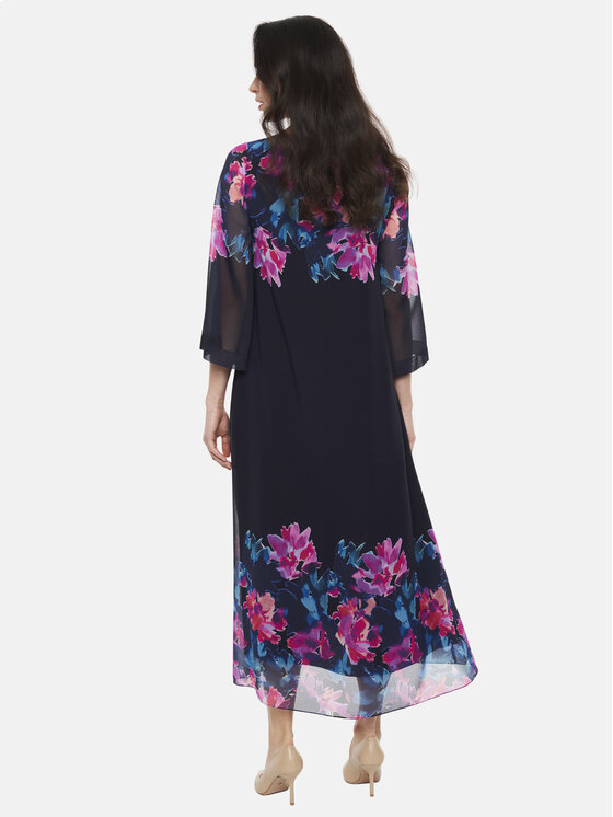 Potis & Verso Potis & Verso Sukienka letnia Noelia Granatowy Regular Fit