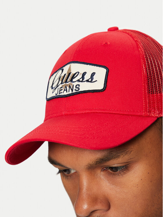 Guess Jeans Guess Jeans Baseball sapka M5RZ17 WF8V1 Piros