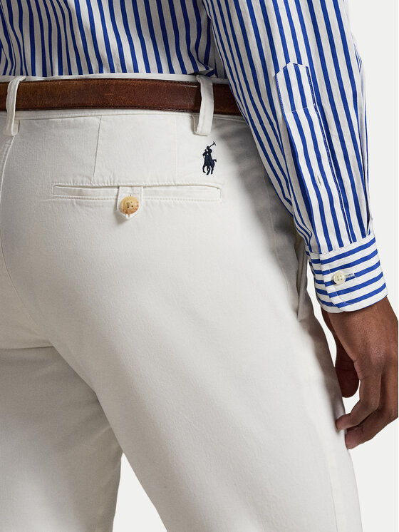 Polo Ralph Lauren Polo Ralph Lauren Чіноси 710704176055 Білий Slim Fit