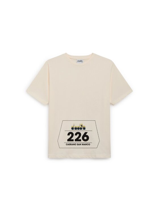 Diadora Diadora T-Shirt SS G.D. 1984 (226) Biały Regular Fit