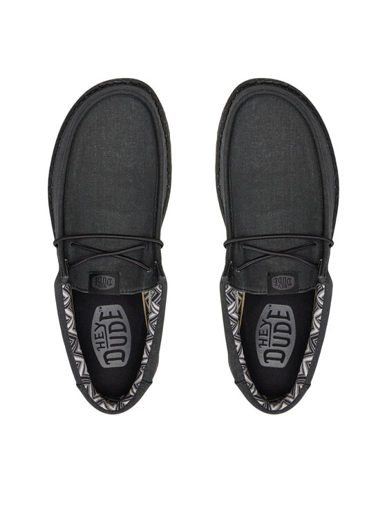 Hey Dude Hey Dude Mokasinke Wally Canvas 4070-060 Crna