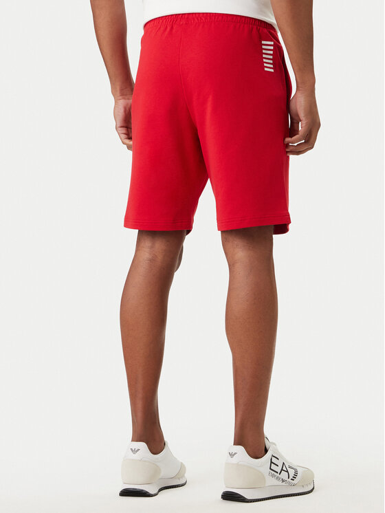 EA7 Emporio Armani EA7 Emporio Armani Pantaloncini sportivi 8NPS65 PJVRZ U5072 Rosso Regular Fit