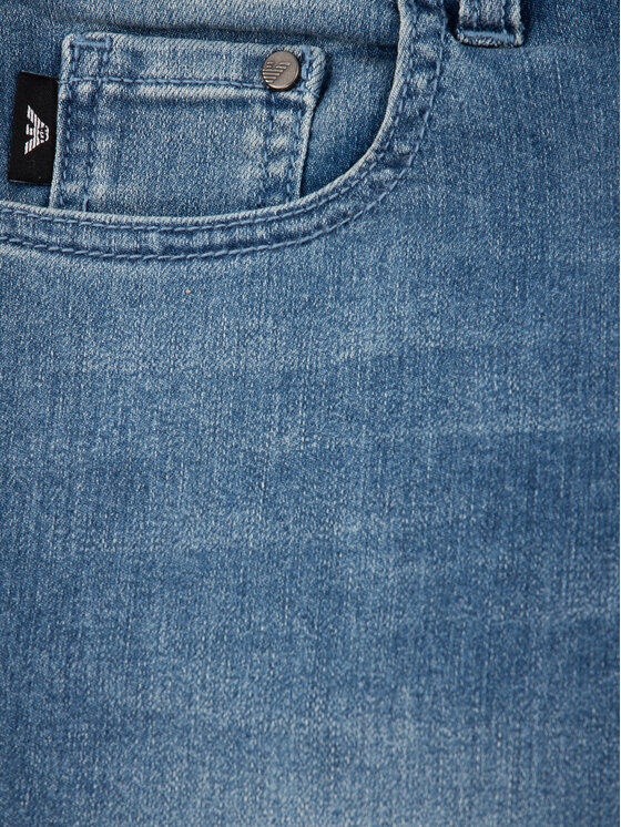 Emporio Armani Emporio Armani Szorty jeansowe 3H4S12 4DFNZ 0942 Granatowy Regular Fit