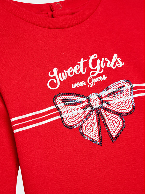 Guess Guess Súprava Tričko a šortky A3YG15 KA6W4 Červená Regular Fit