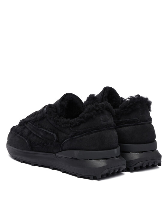 D.A.T.E. D.A.T.E. Sneakersy Athleta Shearling W431-AT-TD Čierna