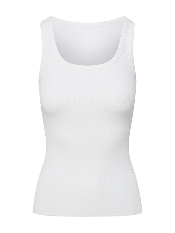 Esotiq Esotiq Top 44252 Biały Regular Fit