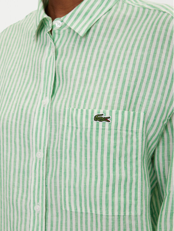 Lacoste Lacoste Marškiniai CF0054 Žalia Oversize