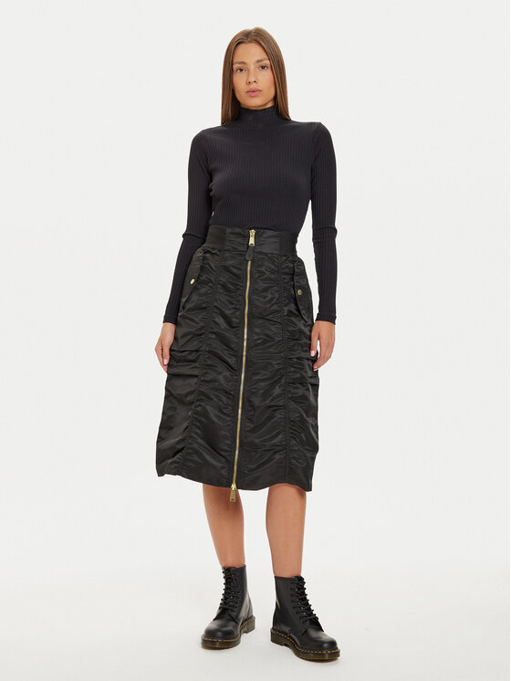 Alpha Industries Alpha Industries Φούστα midi 148067 Μαύρο Regular Fit