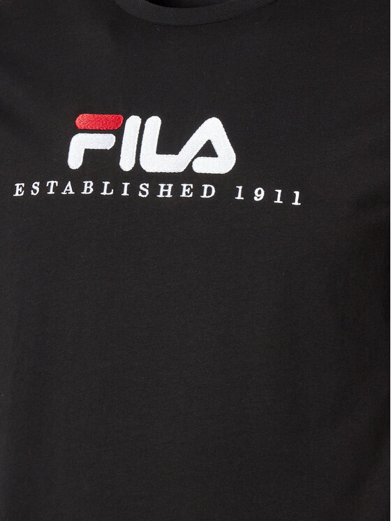 Fila Fila T-krekls FAU0147 Melns Regular Fit