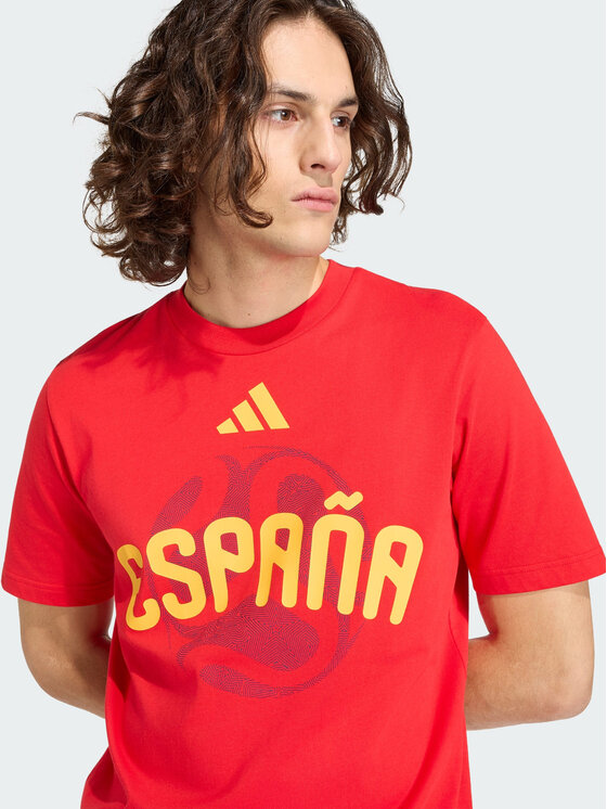 adidas adidas Koszulka techniczna FIFA World Cup 26™ Spain Czerwony Regular Fit