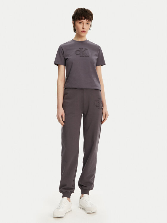 Calvin Klein Jeans Calvin Klein Jeans T-krekls J20J225256 Pelēks Regular Fit