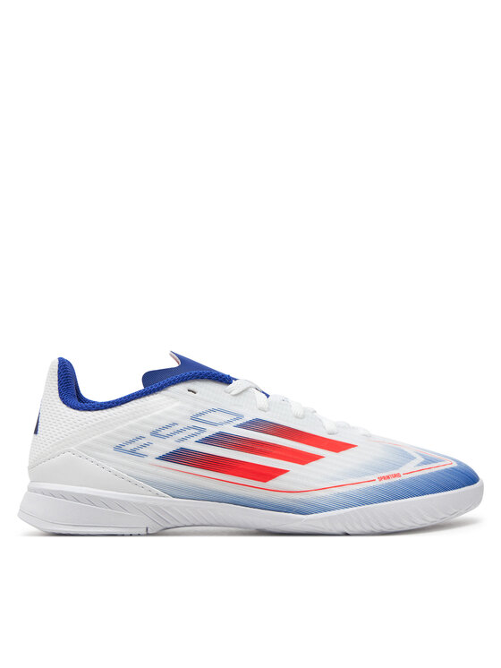 adidas Futbalové topánky F50 League In J IF1368 Biela