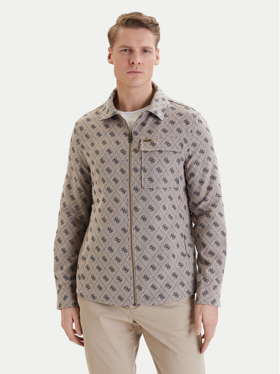 Guess Guess Übergangsjacke M6GL05 W1661 Beige Classic Fit