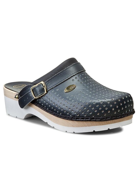 Şlapi Scholl Clog S/Comf.B/S Ce F20078 1040 400 Bleumarin