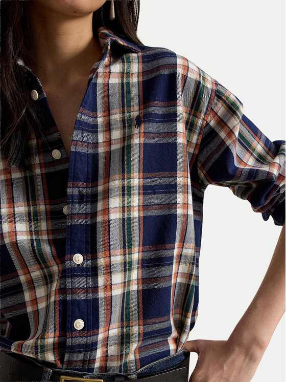 Polo Ralph Lauren Polo Ralph Lauren Koszula 211971515502 Granatowy Relaxed Fit