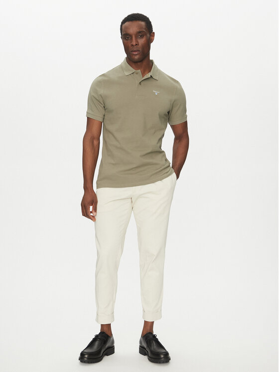 Barbour Barbour Polo Original Sports MML0358OL38 Kaki Regular Fit