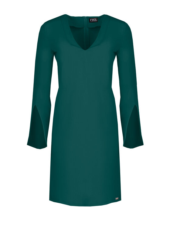 FIGL FIGL Vestito da giorno M550 Verde Regular Fit