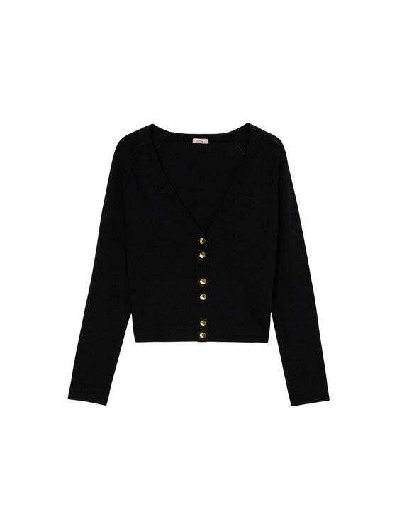 Oltre Oltre Cardigan M287J005021N033 Nero Slim Fit